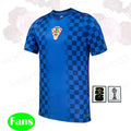 Camiseta Croacia 2ª Equipación - Fan Version con parches oficiales