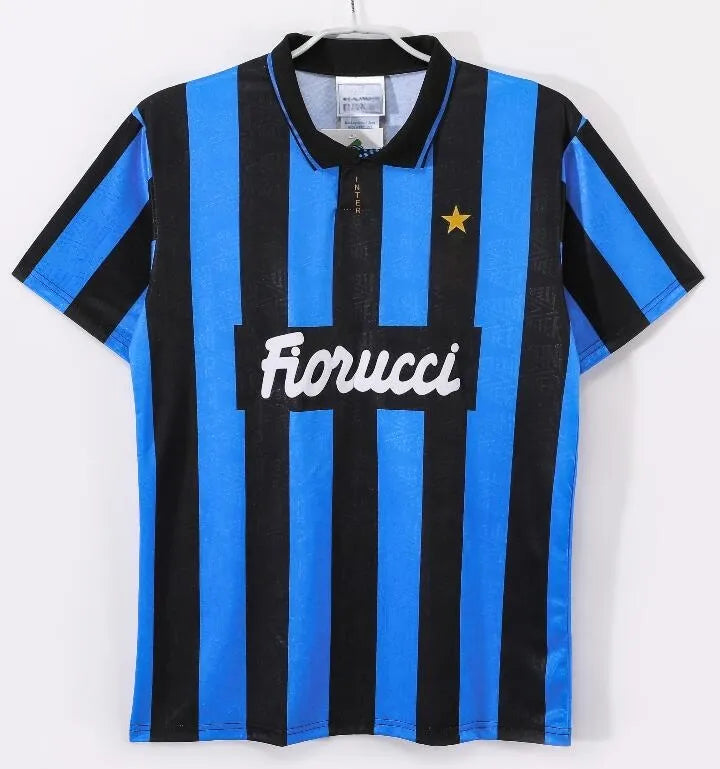 Inter Retro-Fußballtrikots 88 89 90 91 92 93 94 95 96... 1992-94 Heim