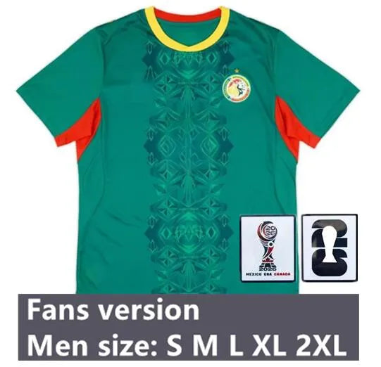 2026 Senegales Brazil Shirt Soccer   MANE, N.JACKSON,... 2026 away Patch