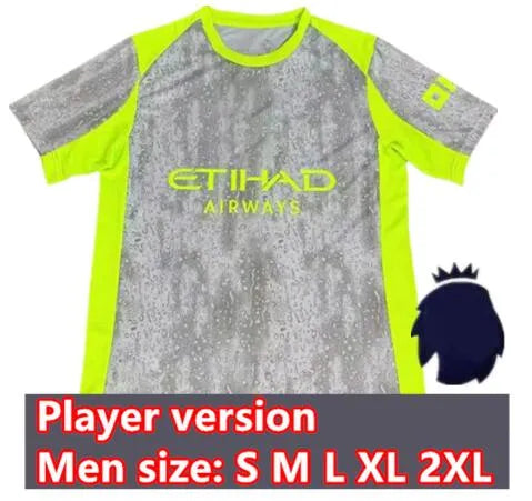 MARMOUSH 2025 Man City Soccer Jerseys   Retro Style... Player 25/26 3rd Patch