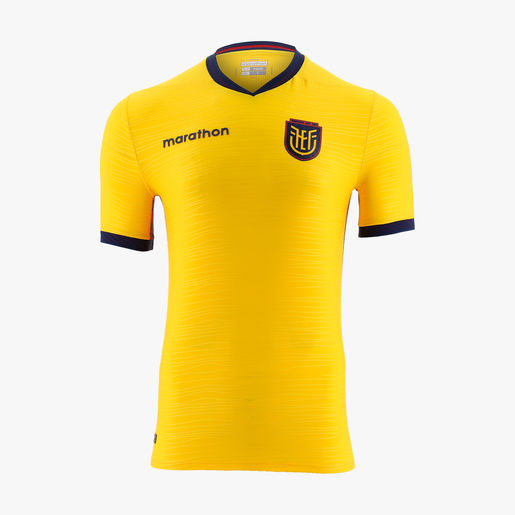 Camiseta Ecuador 1ª Equipación - Fan version con parches oficiales