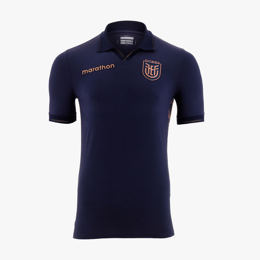 Camiseta Ecuador 2ª Equipación . Fan version con parches oficiales