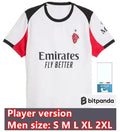 Fußballtrikotsätze für Kinder von Milan   Umfasst... Spieler 25/26 Auswärtstrikot-Patch