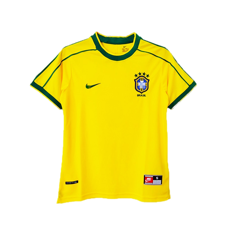 Camiseta Brasil 1ª Equipación 1998 – Fan version