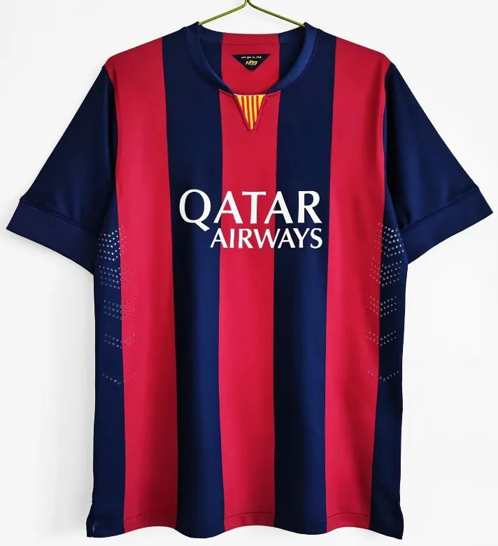 BARCELONAS Retro Soccer Jerseys   Ronaldinho 100th... 2014-15 home