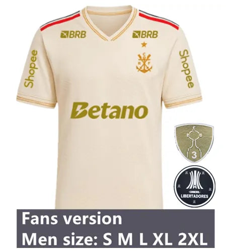 25 26 Flamengo Fußballtrikots 2025 2026 DANILO DIEGO... 25/26 3. Sponsoren-Patch2