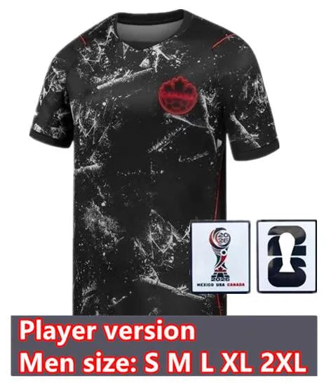 Canada Soccer Jerseys 2025 2026   National Team... Player 2026 away patch