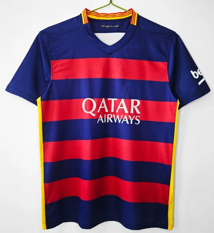 BARCELONAS Retro Soccer Jerseys   Ronaldinho 100th... 2015-16 home