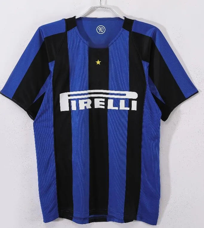 Inter Retro Soccer Jerseys 88 89 90 91 92 93 94 95 96... 2004-05 home
