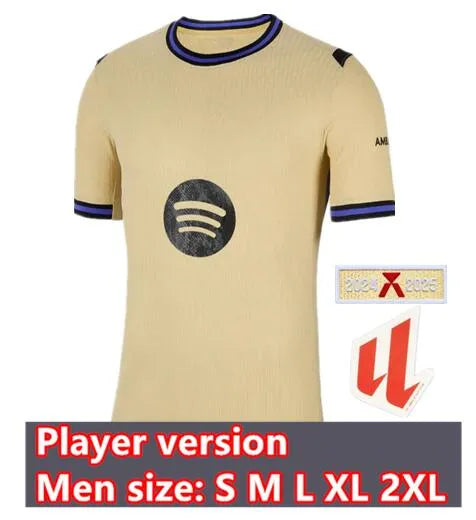 Barcelona 2025 2026 Fußballtrikots Heimtrikot ... Spieler 25/26 Auswärtspatch