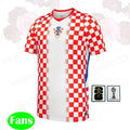 Camiseta Croacia 1ª Equipación – Fan Version con parches oficiales