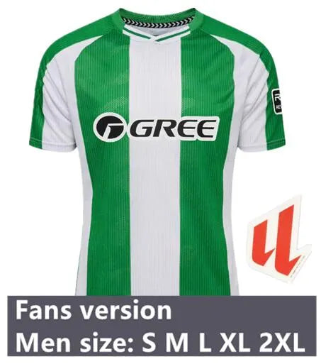 Real Betis 2025 Soccer Jerseys   Mens & Kids Football... 25/26 home patch