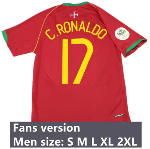 Portugal Soccer Jerseys 2026   JOAO FELIX, VITINHA,... 2006 home