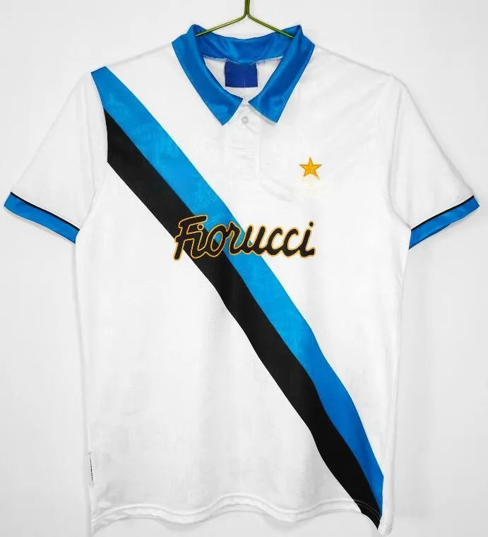Inter Retro-Fußballtrikots 88 89 90 91 92 93 94 95 96... 1994-95 Auswärtstrikot