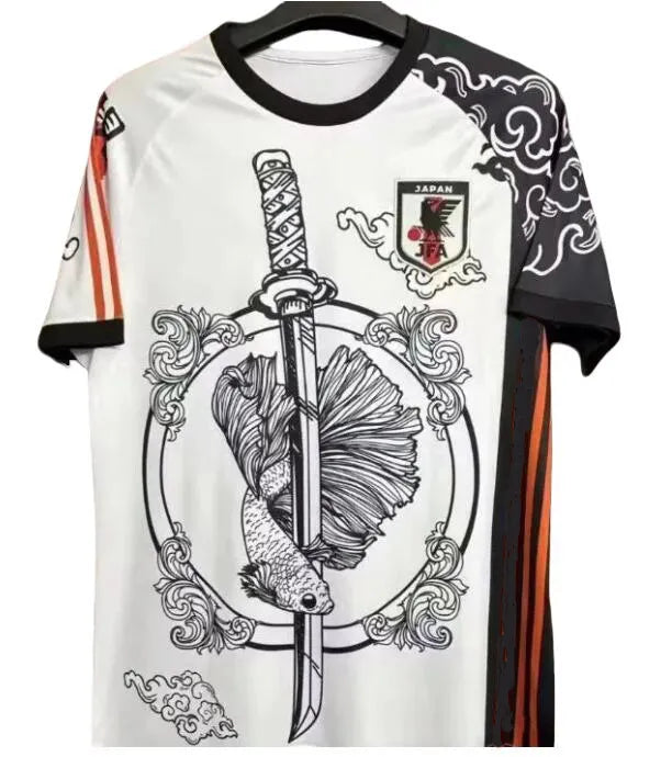 Japanisches Japan Fußballtrikot Cartoon-Design ... Shirt9