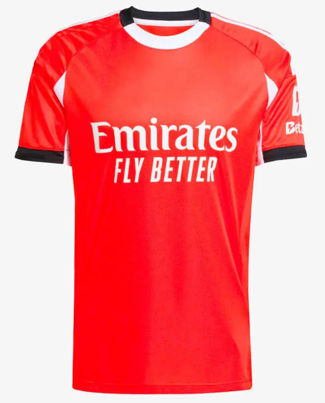 Benfica Soccer T Shirts   Featuring Player Names And... 25/26 home