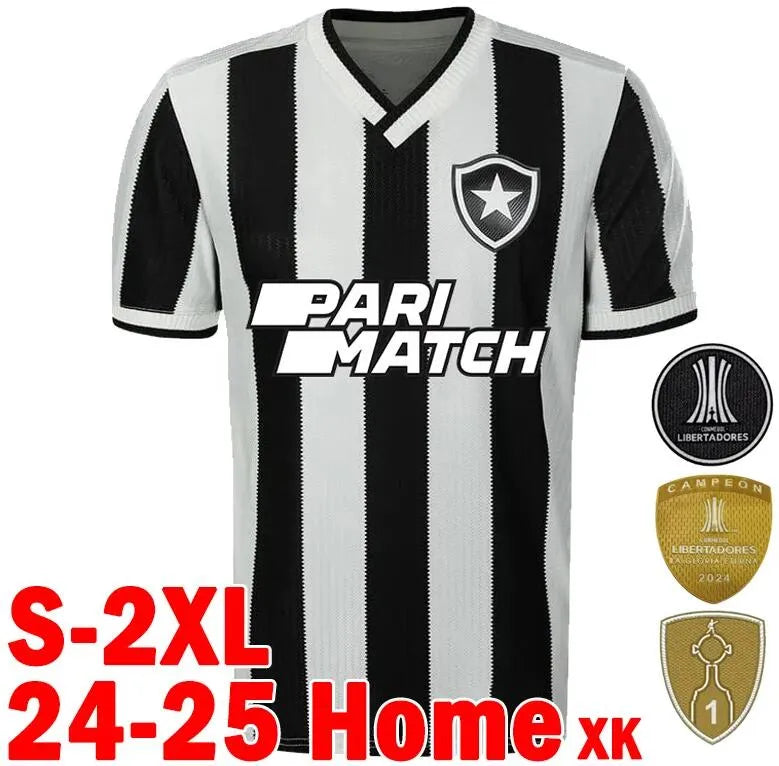 24 25 26 Botafogo Home Soccer Jerseys Tiquinho Soares... 24/25 home patch2