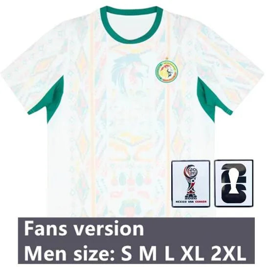 2026 Senegales Brazil Shirt Soccer   MANE, N.JACKSON,... 2026 home Patch