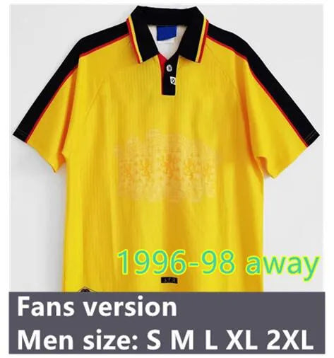 Schottland Fußballtrikots WM 2026 Heim- & Auswärtstrikots... 1996-98 Auswärtstrikot