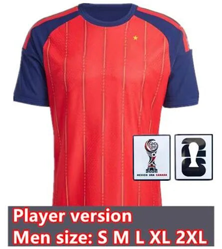 LAMINE YAMAL Spanien Fußballtrikots 2026 Herren Damen... Spieler 2026 Heim Patch1