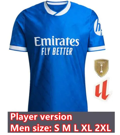 25 26 MBAPPE 10 BELLINGHAM VINI JR Fußballtrikots... Spieler 25/26 3. Patch