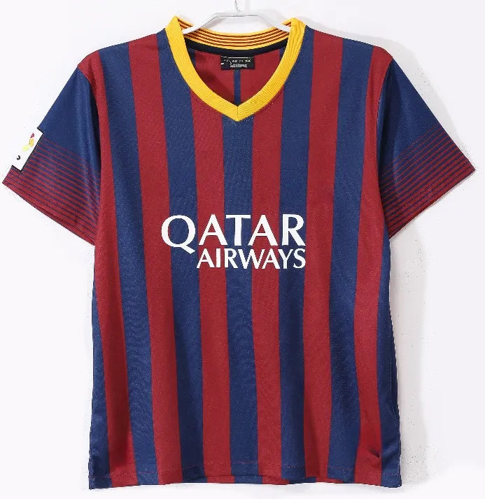 BARCELONAS Retro Soccer Jerseys   Ronaldinho 100th... 2013-14 home