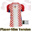 Camiseta Croacia 1ª Equipación – Player version con parches oficiales