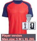 Camiseta España 1ª Equipación – Player version con parches oficiales+parche de Campeón de la Eurocopa