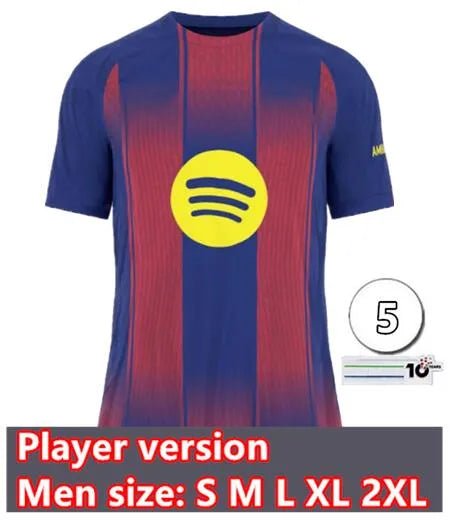 Barça 2025 2026 Fußballtrikots Heimtrikot Spieler 25/26 Heim UCL
