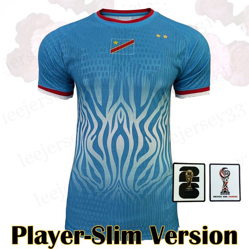 Camiseta RDCongo 1ª Equipación - Player version con parches oficiales