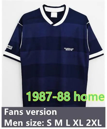 Schottland Fußballtrikots WM 2026 Heim & Auswärts... 1987-88 Heim