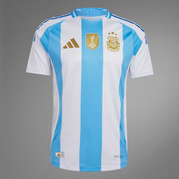 Camiseta Argentina 1ª Equipación 2024 – Fan version con parche Campeón del Mundo