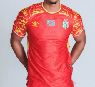 Camiseta RDCongo 3ª Equipación - Player version con parches oficiales