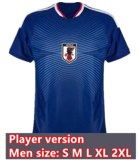Japan Fußballtrikots 2026   Erwachsene & Kinder Japanische... Spieler 2026 Heim
