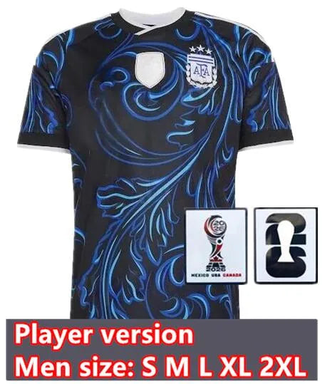 Camiseta Argentina 2ª Equipación - Player version con parches oficiales