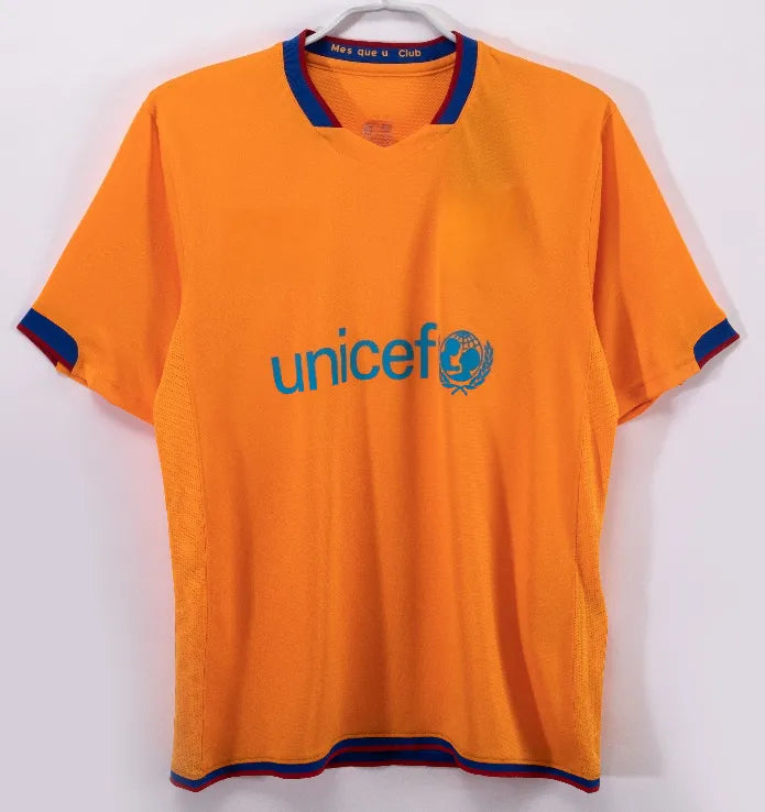 BARCELONAS Retro Soccer Jerseys   Ronaldinho 100th... 2006-07 away