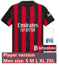 Milan Fußball-Trikot-Sets für Kinder Inklusive... Spieler 25/26 Heim-Patch