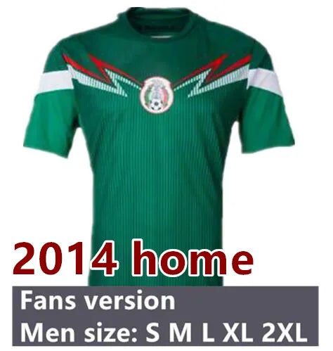 Mexiko 2026 Fußball-WM-Trikots Heim & Auswärts... 2014 Heim