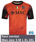 25 26 Napoli Soccer Jerseys LUKAKU DE BRUYNE 2025... 25/26 orange Halloween patch