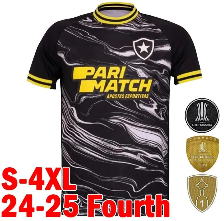 24 25 26 Botafogo Home Soccer Jerseys Tiquinho Soares... 24/25 4th patch2