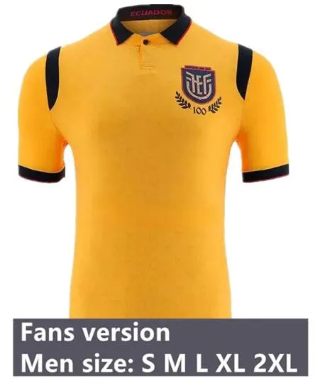 2026 Ecuador Kolumbien Fußballtrikot PACHO ESTUPINAN... 100-jähriges Jubiläum gelb
