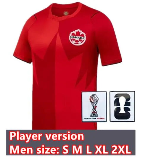 Canada Soccer Jerseys 2025 2026   National Team... Player 2026 home patch