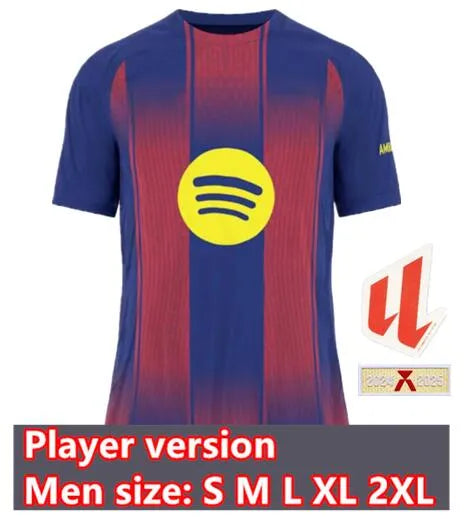Barcelona 2025 2026 Fußballtrikots Heimtrikot... Spieler 25/26 Heim-Patch