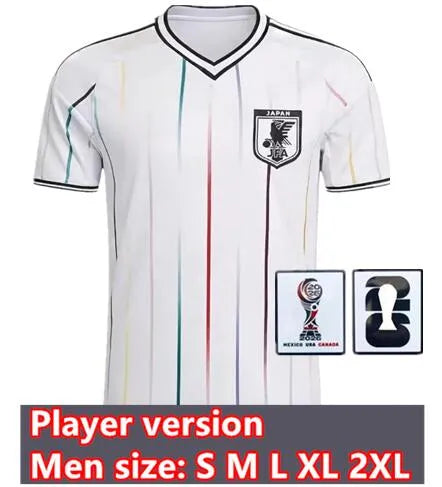Japan Fußballtrikots 2026 Erwachsene & Kinder Japanische... Spieler 2026 Auswärtstrikot mit Patch2