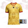 Camiseta Ghana 2ª Equipación – Fan Version con parches oficiales