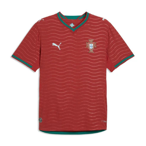 Camiseta Portugal 1ª Equipación – Player version con parches oficiales