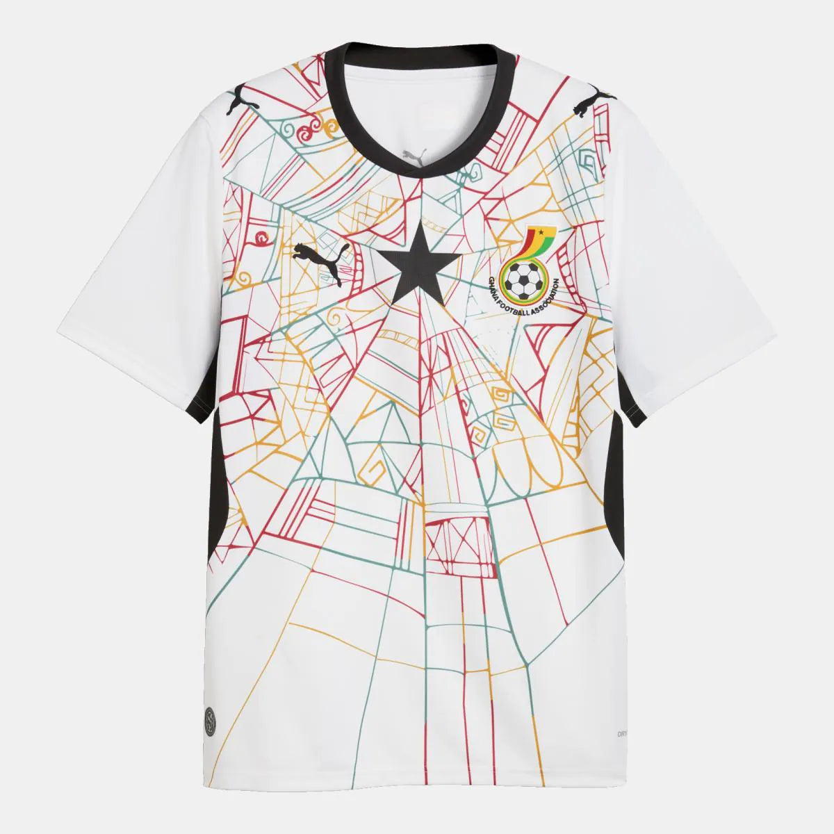 Camiseta Ghana 1ª Equipación – Fan Version con parches oficiales